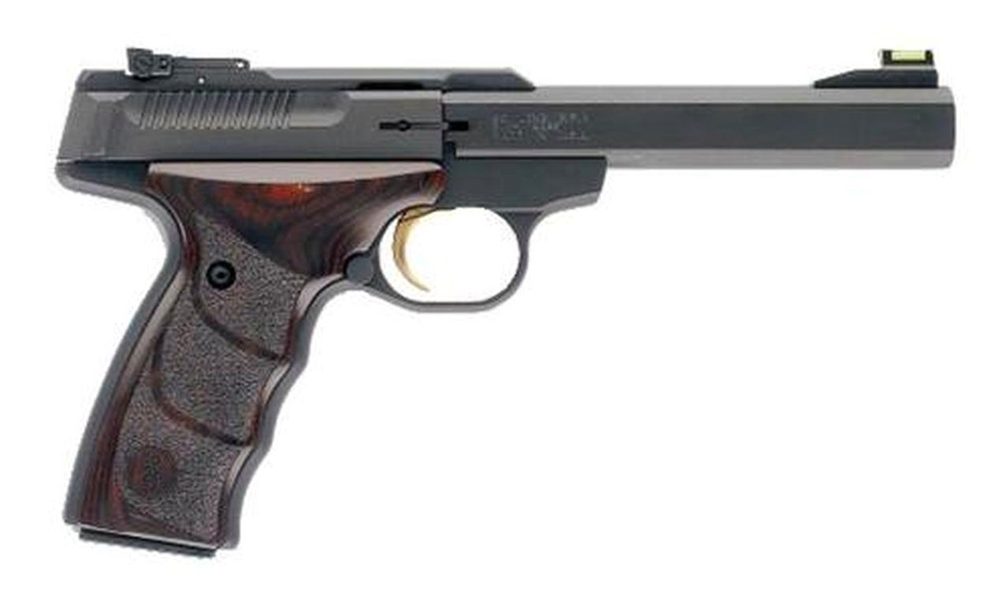 Browning Buck Mark, Rosewood UDX 22 LR, 5.5" Barrel, Aluminum Frame, Black, Rosewood FGrip, 10Rd