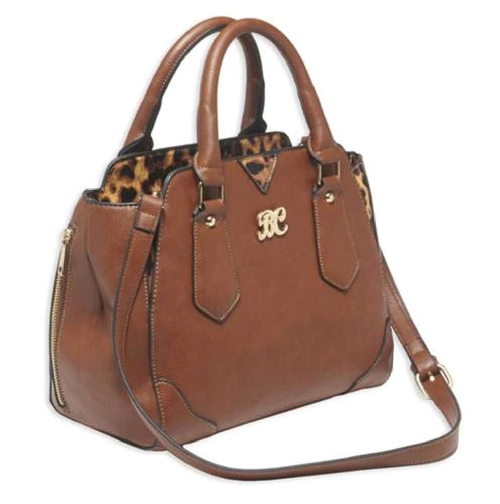 Bulldog Satchel Style Purse Holster Chestnut Leopard