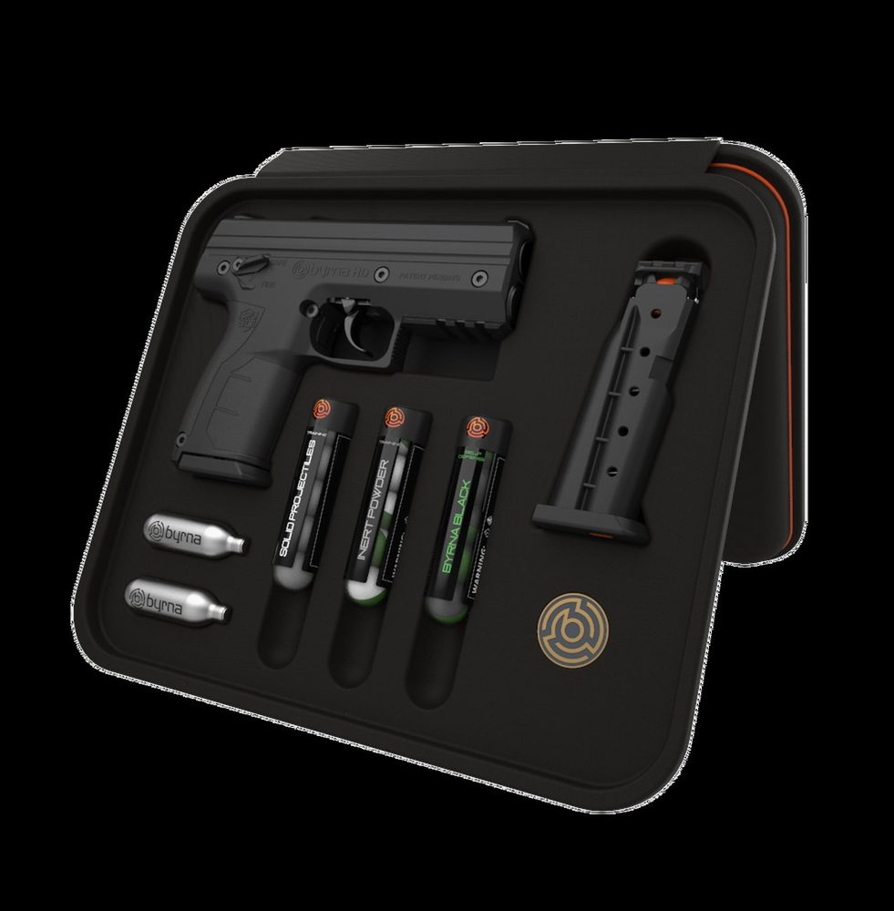 Byrna HD Ready Kit - Black (NV,MI,WI) Non-Lethal Self Defense Weapon, 2- 5rd Mags, No Permits or Background Checks