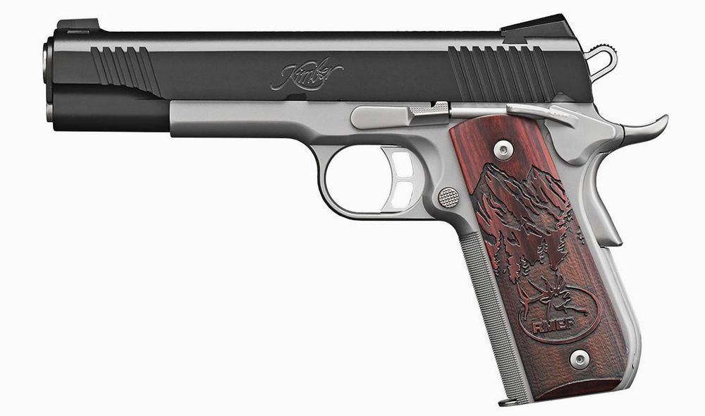 Camp Guard 10 RMEF 10mm 1911 with Rosewood Grips