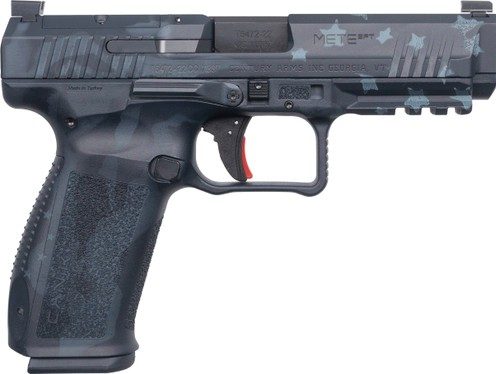 Canik Mete SFT 9mm, 4.46" Barrel, "We the People" Blue Cerakote, Polymer Frame, 20rd