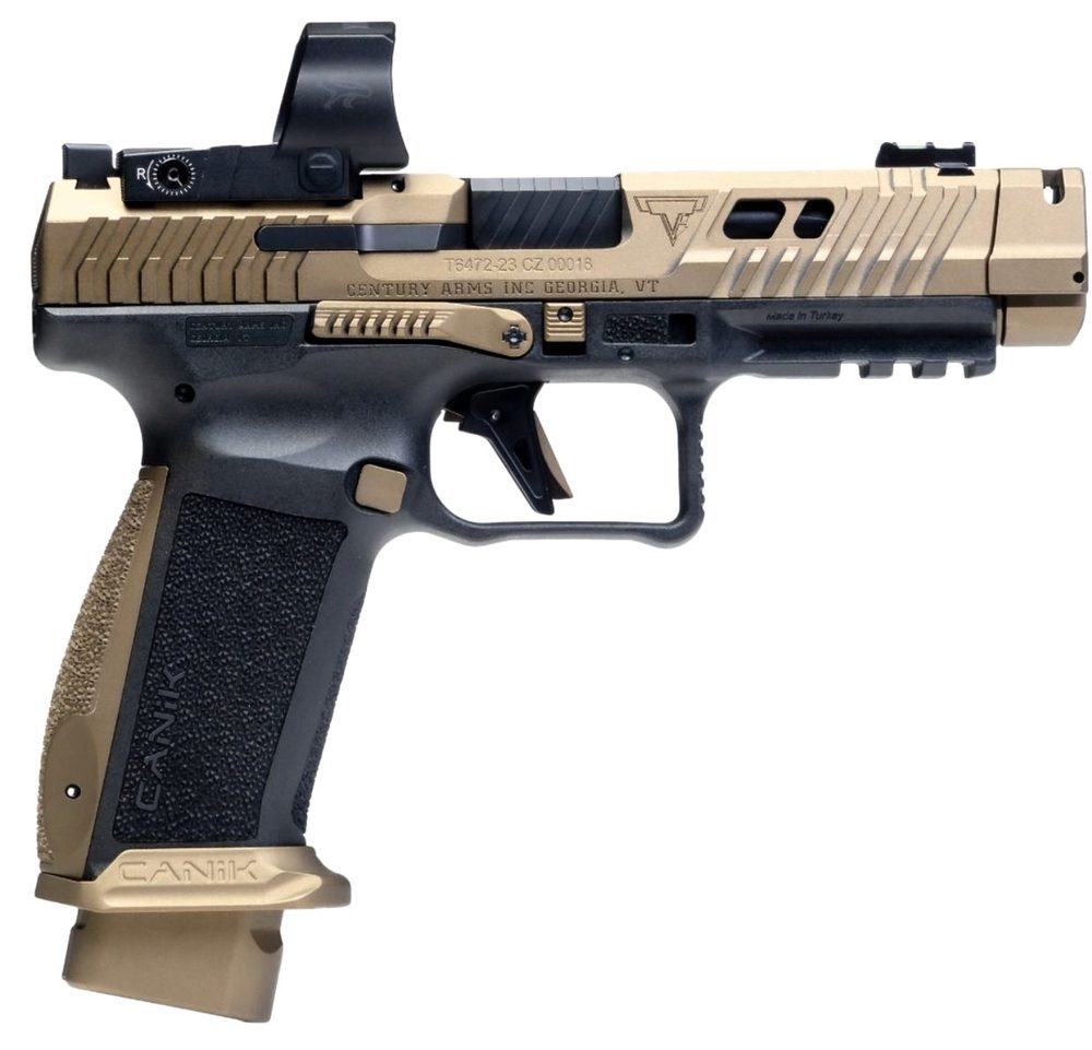 CANIK TTI Combat 9mm, 4.6" Barrel, MeCanik MO3 Optic Included, 18rd
