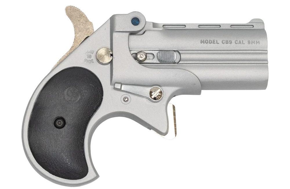 CB9 9mm Satin Derringer with Satin Nickel Cerakote Finish