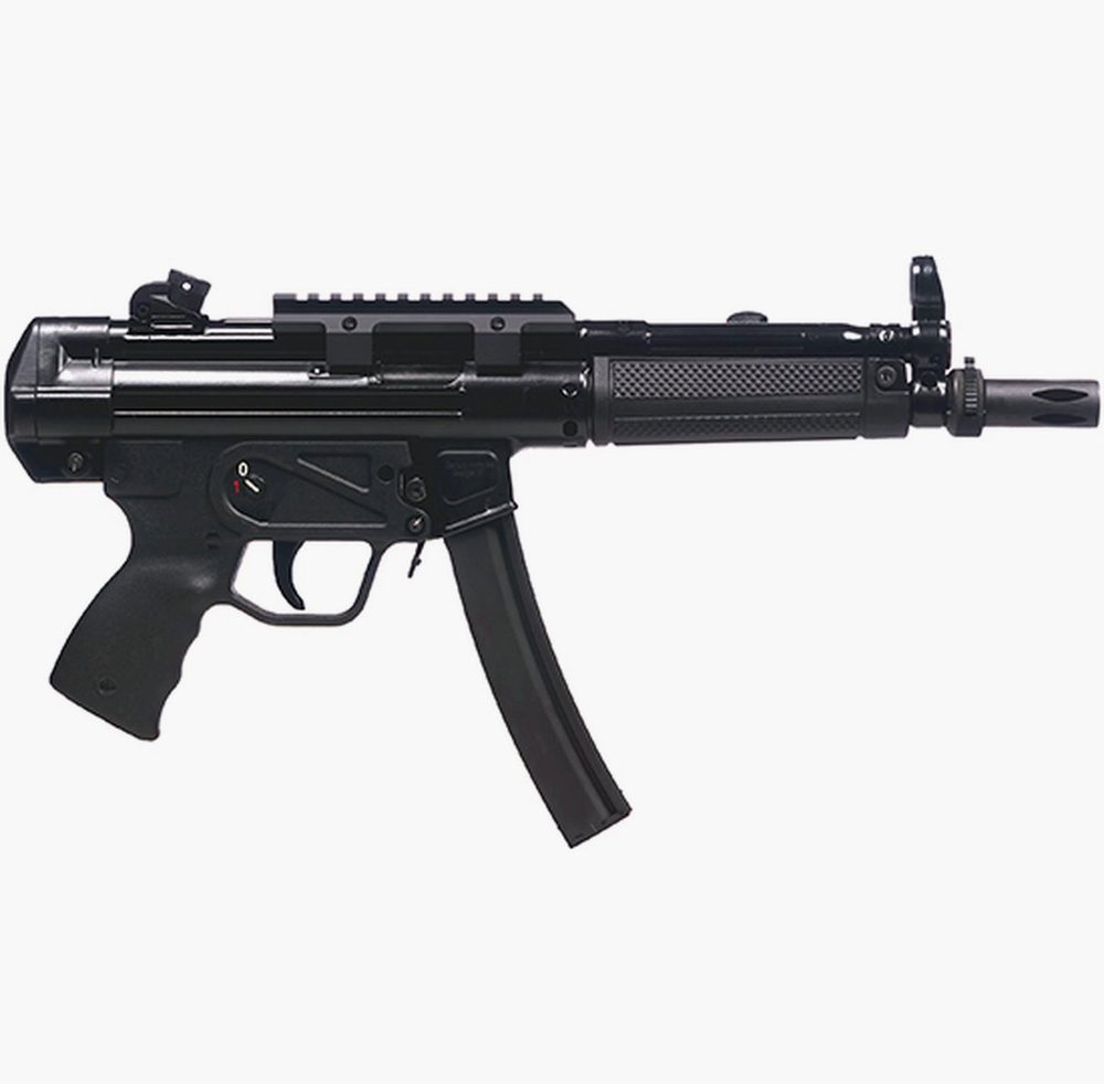 Century Arms, AP5, Semi-auto MP-5 Type 9mm, 8.9" Barrel, Roller-Lock Action, Black Color, 30Rd, 2 Magazines