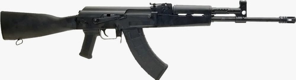 Century Arms VSKA, Semi-automatic Rifle, 7.62X39, 16.5" Barrel, Black Color, Polymer Grip and Stock, Combloc Side Rail, 30Rd, 1 Magazine