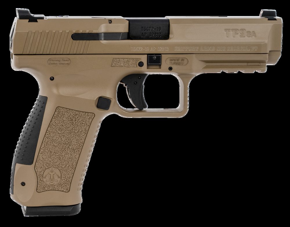 Canik TP9SA Mod 2 9mm, 4.46" Barrel, Flat Dark Earth