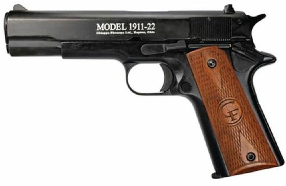Chiappa 1911-22 SEMIAUTOMATIC PISTOL, 22LR 10 RND MAG, BLACK