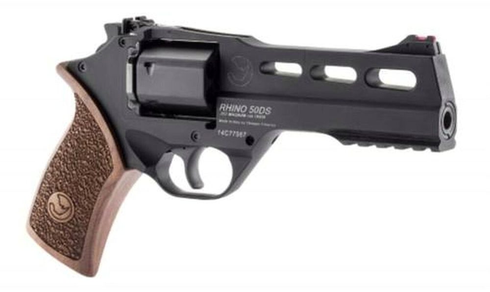 Chiappa Rhino 50DS, .357 Magnum, 5", 6rd, Walnut Grip, Fiber Optic Sights
