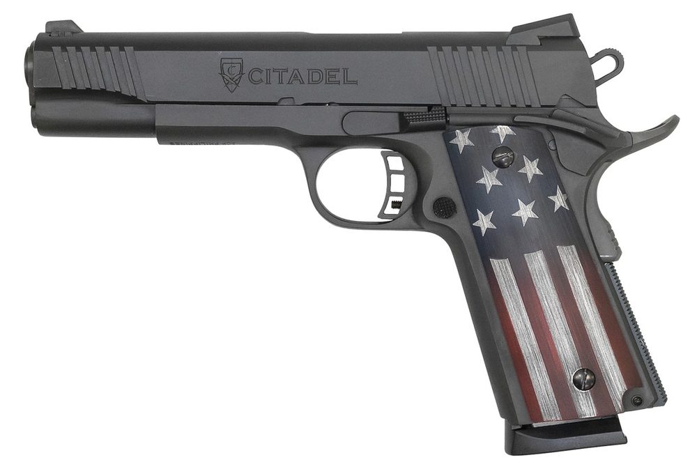Citadel 1911-A1 Government 9mm Full-Size Pistol with USA Flag Grips