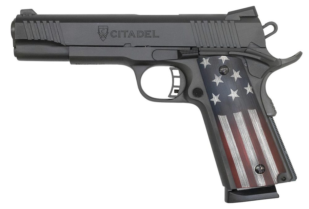 Citadel 1911-A1 Government 9mm Full-Size Pistol with USA Flag Grips