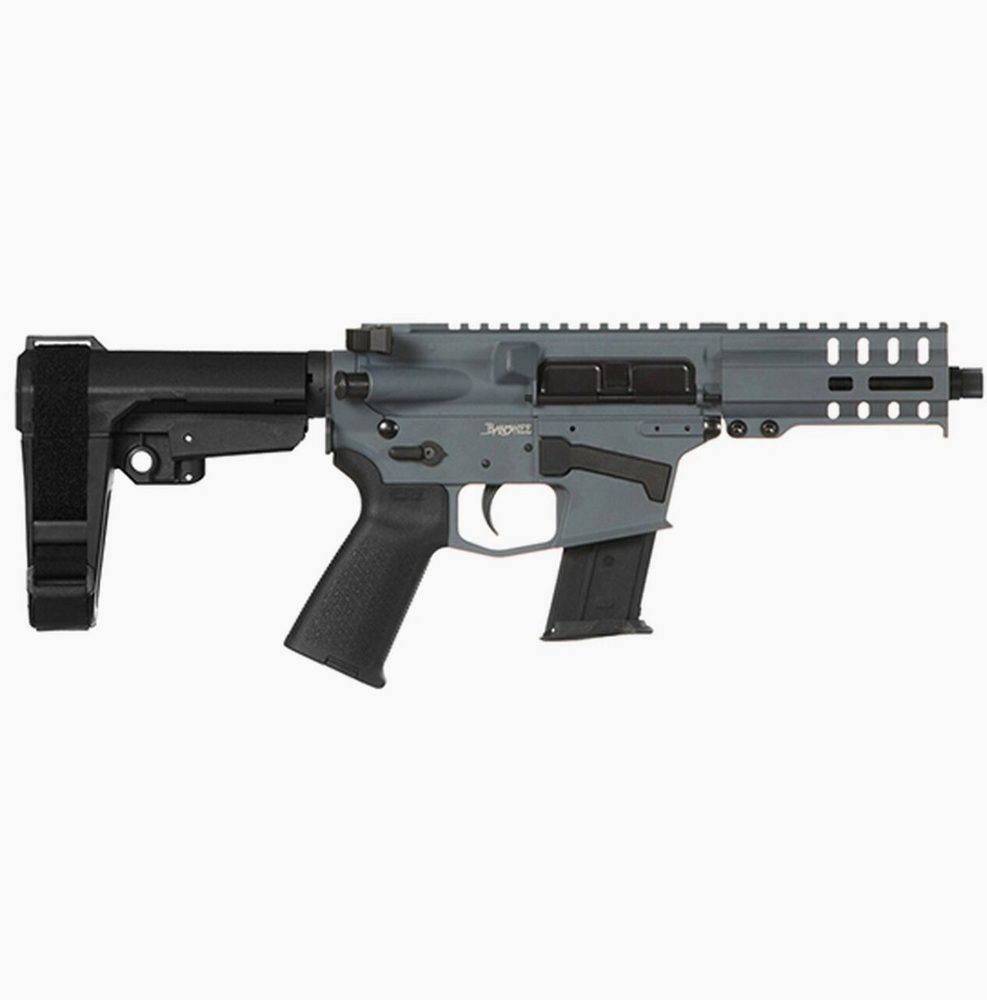 CMMG Banshee 300 Mk57 5.7x28mm, 5" Barrel, Slate Cerakote, Black RipBrace, 20rd