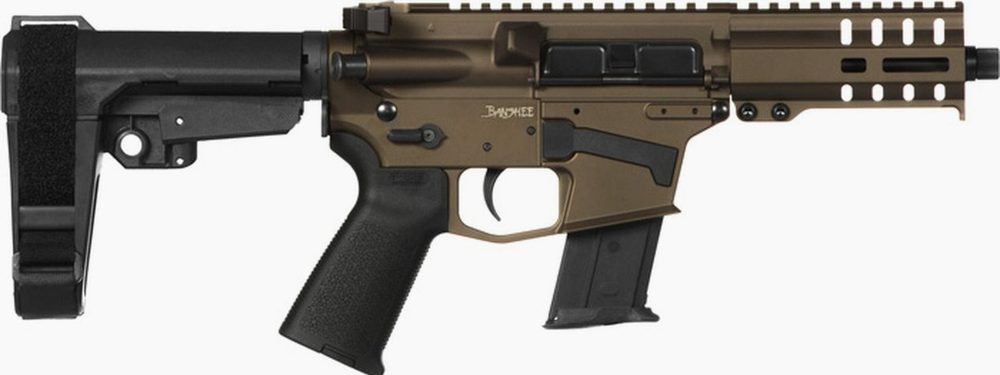 CMMG Banshee 300 Mk57 5.7x28mm "FiveSeveN" 5" Barrel, Rip Brace, Midnight Bronze, 20rd