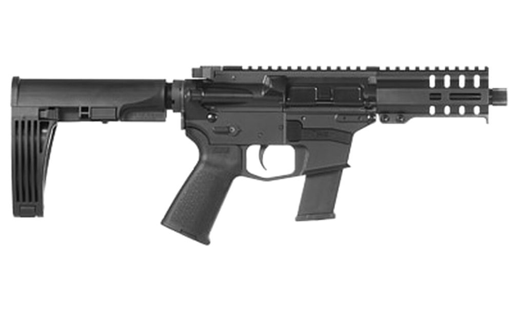 CMMG MkG Banshee AR-15 Pistol, 45 ACP, 5" Barrel, Graphite Cerakote, Pistol Brace, 13rd Mag