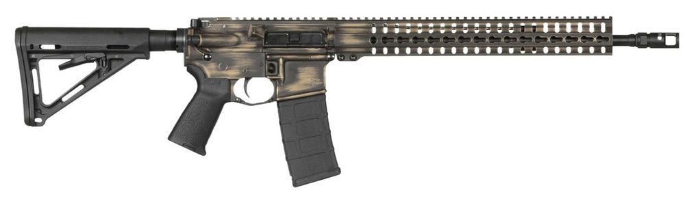 CMMG RKM14 AR-15 556/223 Battle Worn Cerakote Finish 16" Barrel 30rd Mag
