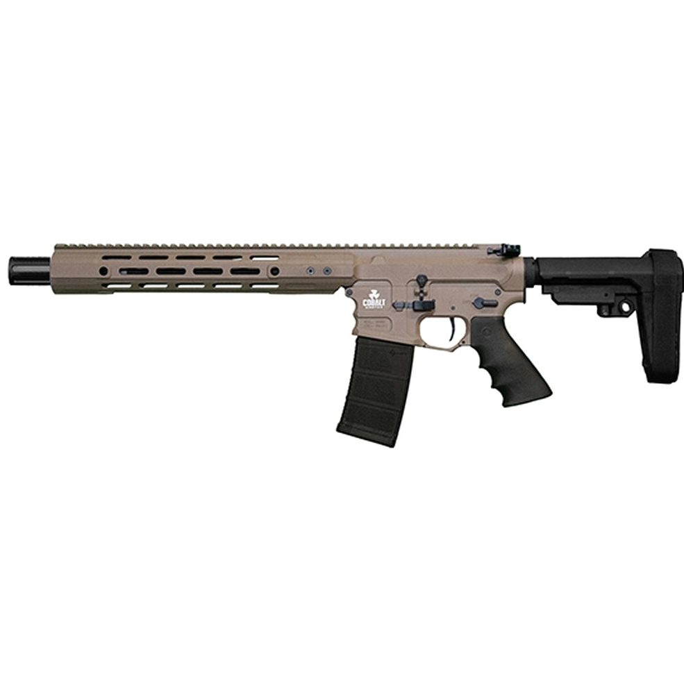Cobalt Kinetics BAMF Pro .223 Wylde, 12.5" Barrel, Linear Comp, Flat Dark Earth, 30rd