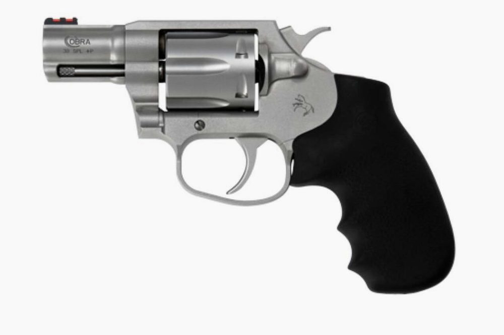 Colt Cobra 38 Special+P Double Action 2" Barrel Hogue Overmolded Grip 6rd