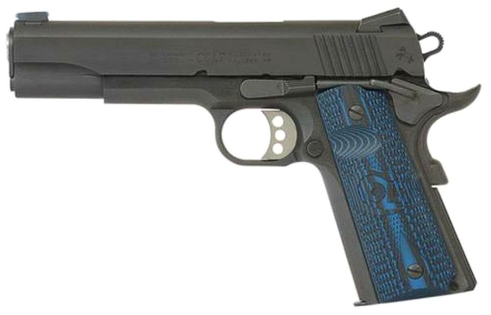 Colt Competition 45 ACP 5" Barrel Fiber Optic Front Sight G10 Grip 8 Round Mag