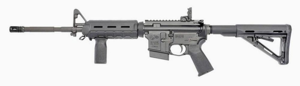 Colt M4 Carbine AR-15 5.56 16" Barrel Magpul Moe Slim Line, Bullet Button CA Legal