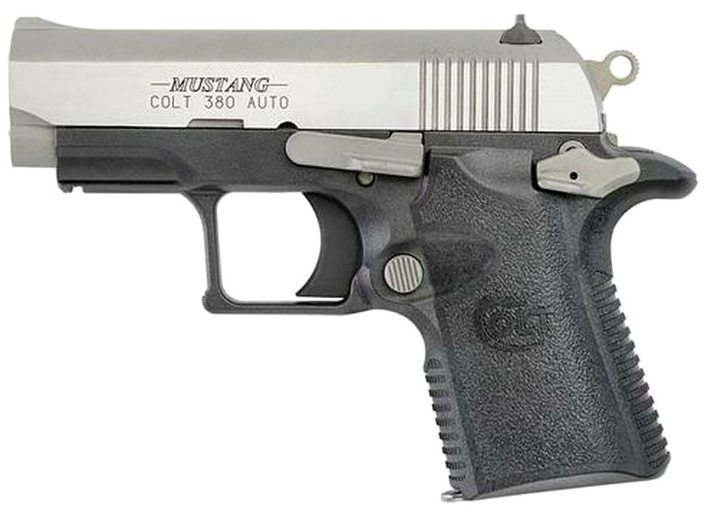 Colt Mustang Lite Two Tone SA 380 ACP 2.7" Barrel 6 Rd Mag