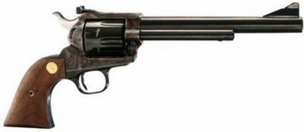Colt New Frontier Single Action Army .45 Colt 7.5" Barrel Flat Top Case Colored Frame 6rd
