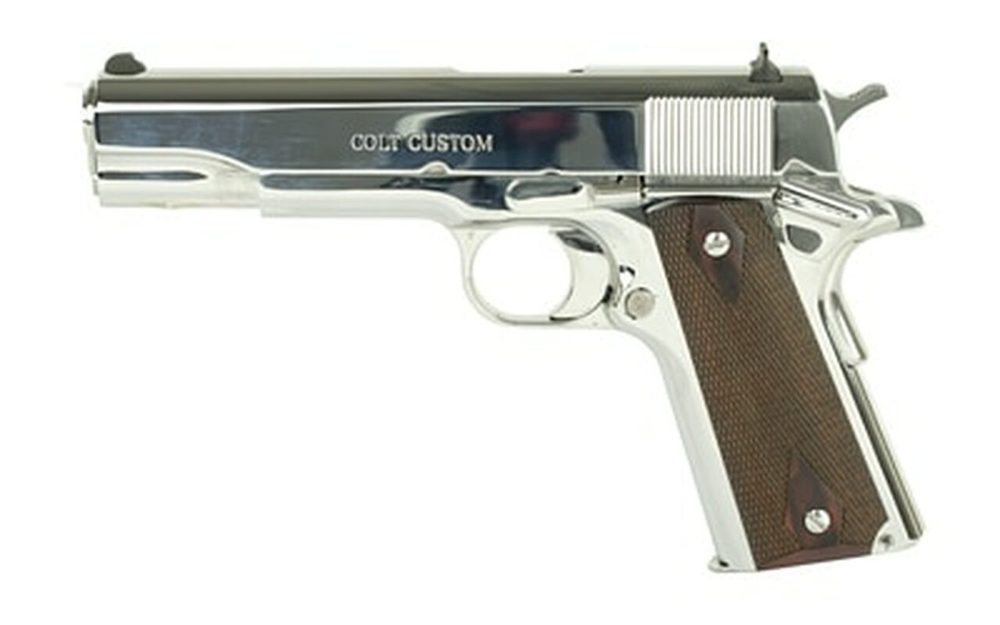 Colt Government 1911 .45 ACP 5" Barrel Bright Stainless