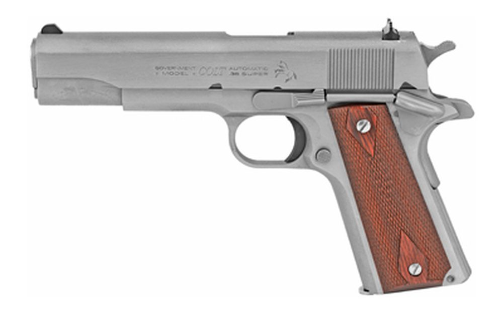 Colt 1911 Government .38 Super Stainless