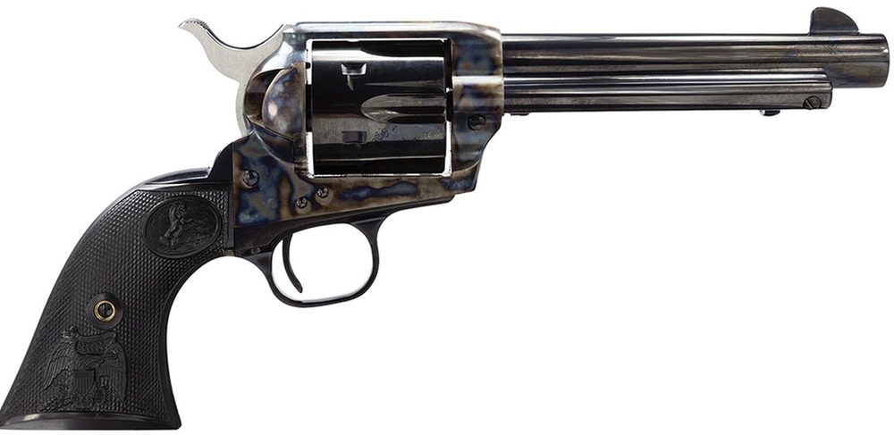 Colt SAA Single Action Army 45LC 4.75" Barrel CC/Blue 6rd Double Eagle Comp Grip