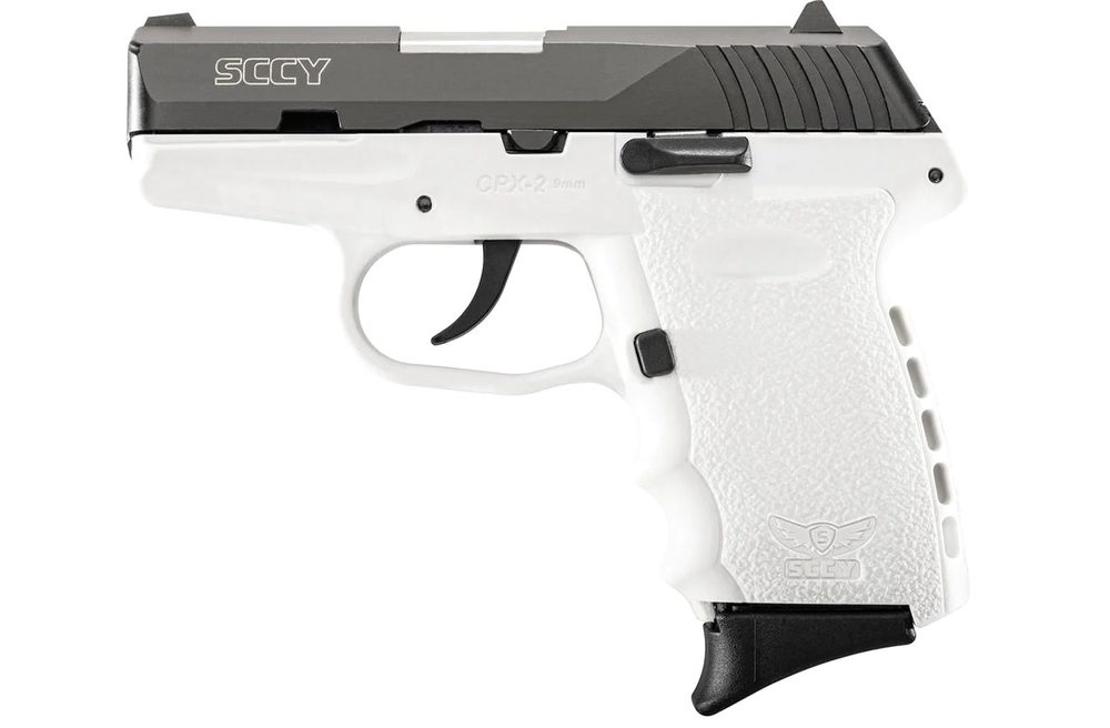 CPX-2 9mm White Pistol with Carbon Slide