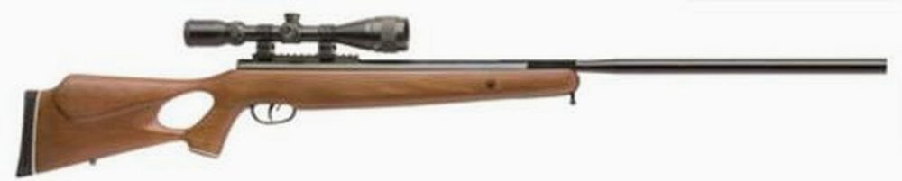 Crosman Trail NP XL1500 Break Bull Barrel Air Rifle .177 Caliber, Synthetic Thumbhole Stock, 3-9X40mm Scope