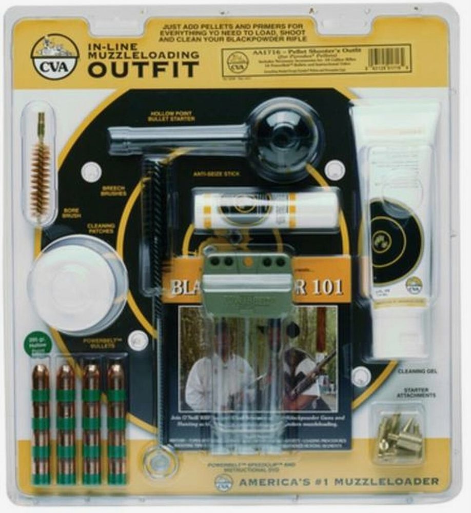 CVA Cva Pellet Shooters Accessory Outfit Plus Instructional Dvd .50 Caliber