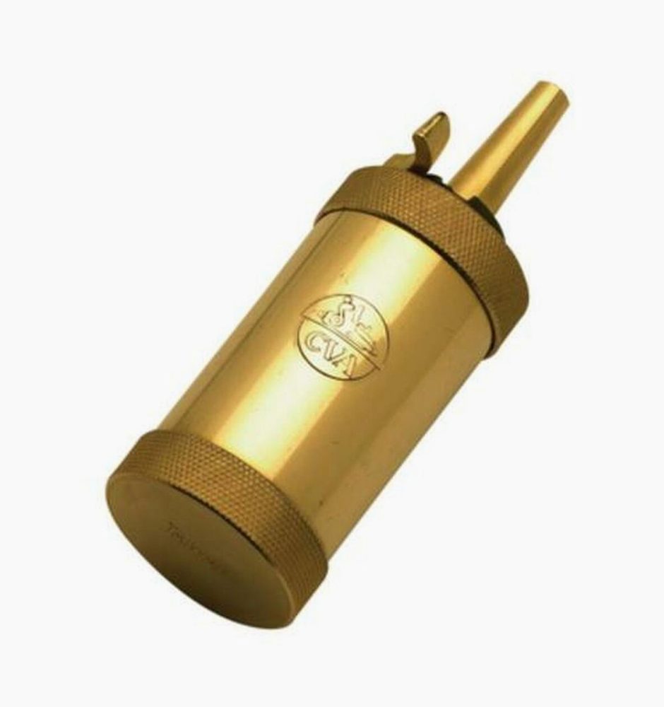 Cva Flask Black Powder Solid Brass