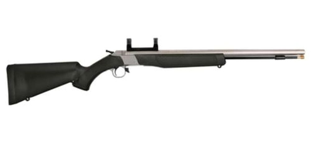 CVA Wolf 209 Magnum .50 Caliber 24" Stainless Steel Barrel Fiber Optic Sights Black Stock