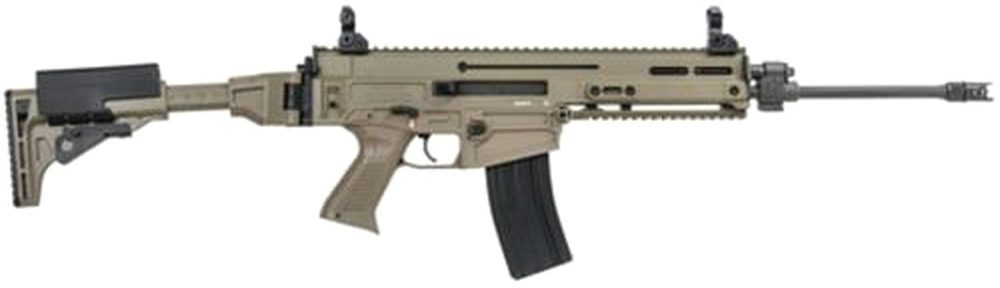 CZ 805 Bren S1 Carbine, .223/5.56 16" Barrel Flat Dark Earth. Flip Sights 30 Rd Mag