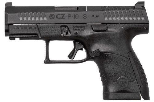 CZ P-10 S 9mm, 3.5" Barrel, Black, Optics Ready