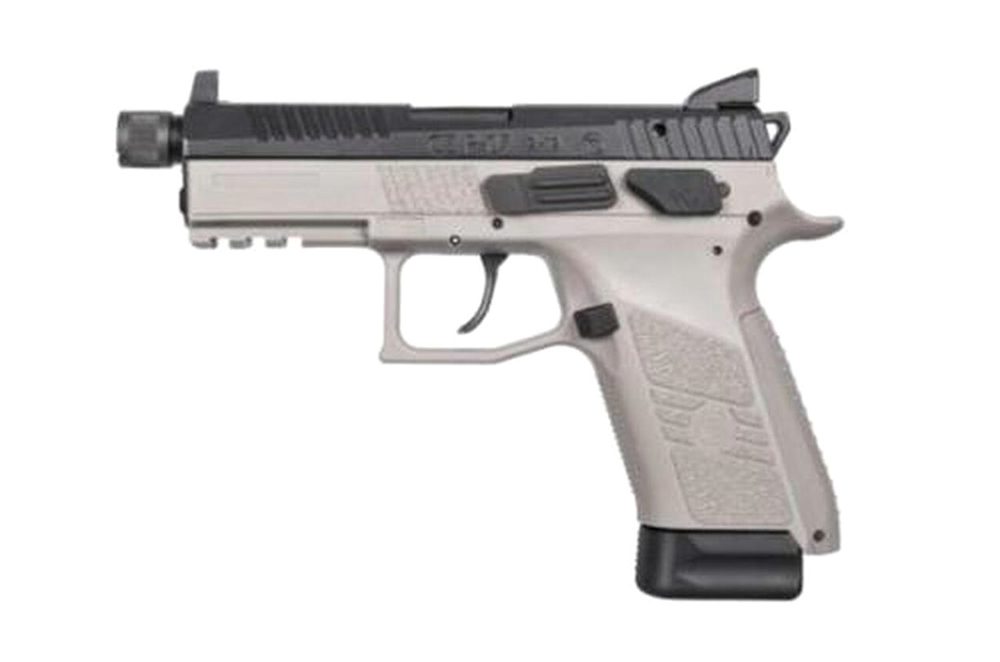CZ P-07 9mm Urban Grey, Black Slide, Suppressor Ready, NS, 15rd
