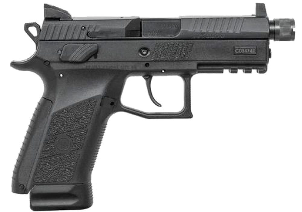CZ P-07 Suppressor Ready, 9mm, 4.3", Black Nitride, 17rds