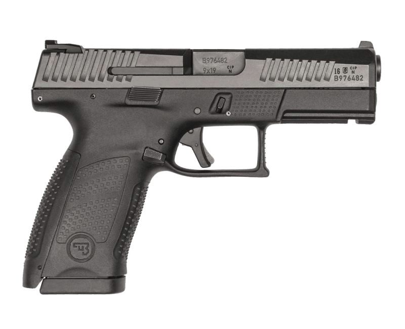 CZ P-10 Compact 9mm, 4",, , Black Nitride, 15 rd