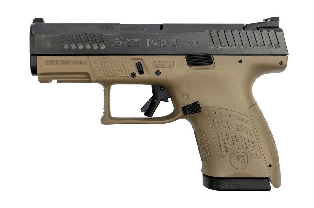 CZ P-10 Sub Compact 9mm, 3.5" Barrel, Fixed Sights, Flat Dark Earth, 10rd