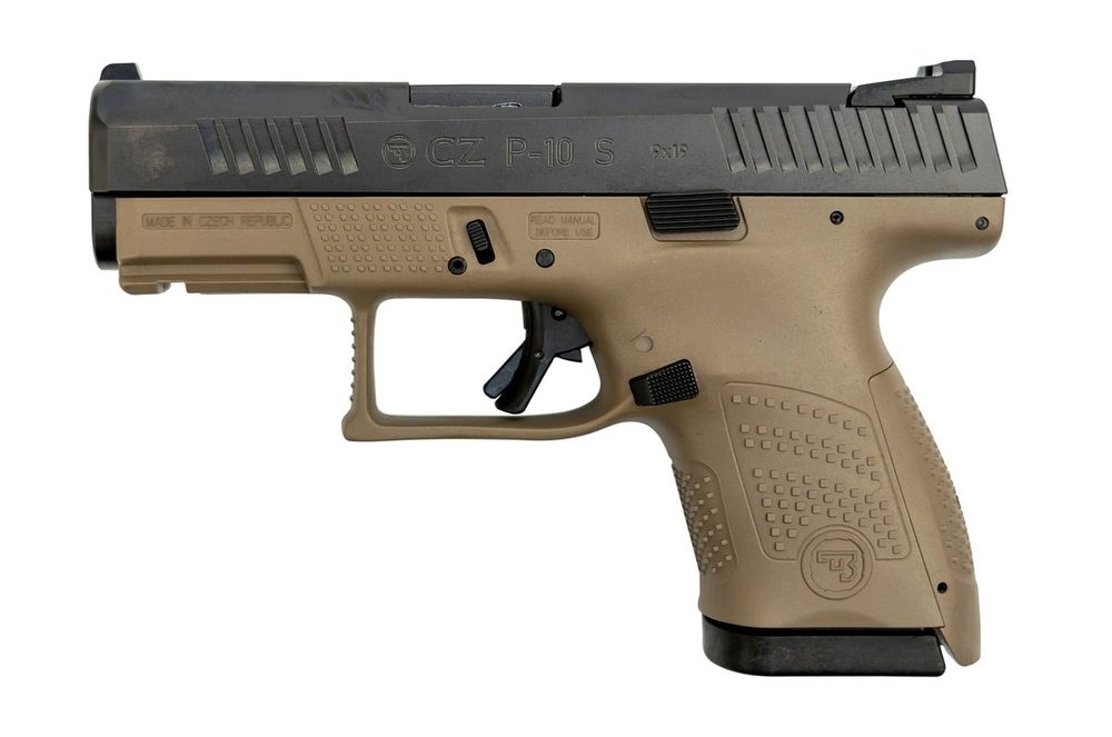 CZ P-10 Sub Compact 9mm, 3.5" Barrel, Fixed Sights, Flat Dark Earth, 12rd