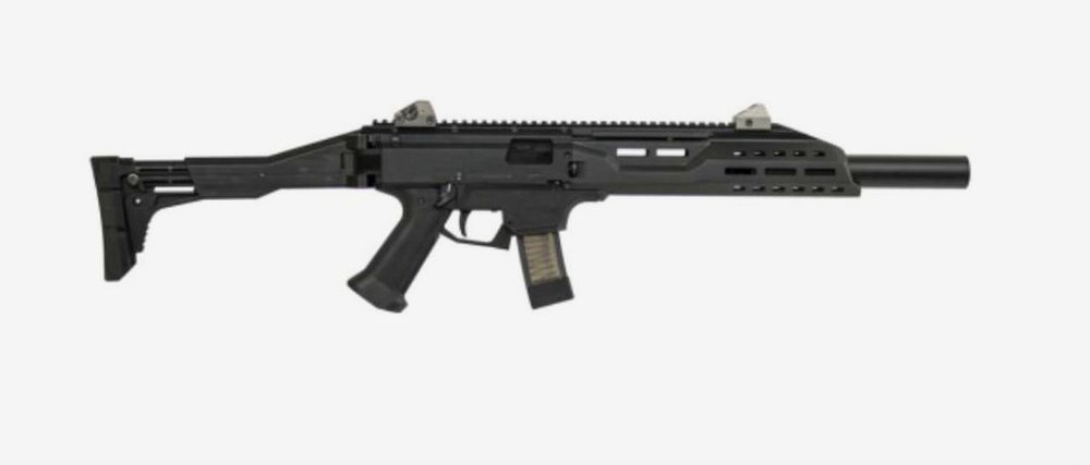 CZ Scorpion 3 Plus 9mm, 16.3" Barrel, Black, Faux Suppressor, 20rd