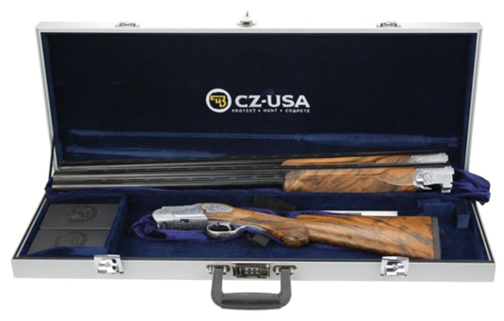 CZ Super Scroll Combo Set, 30" 2 Barrel Set 20 Ga & 28 Ga W/Case Hand Engraved