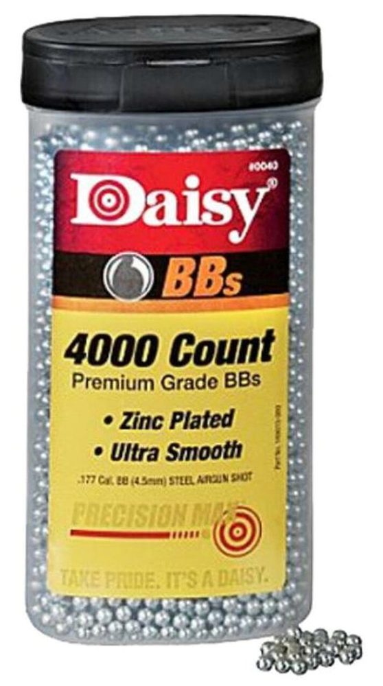 Daisy Bottle 177 Bbs Zinc Plated Steel 00 Ct