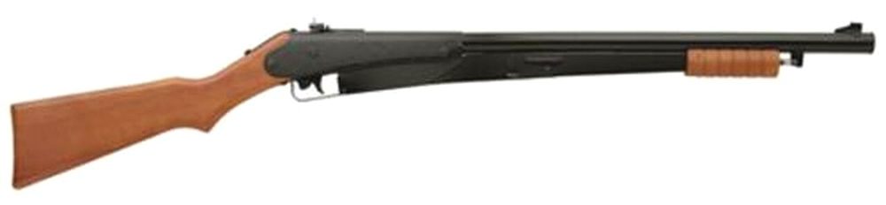 Daisy Model 25, Pump Air Rifle, BB, 350 Feet Per Second, 10.75" Barrel, Black Color, Wood Stock, 50Rd Capacity