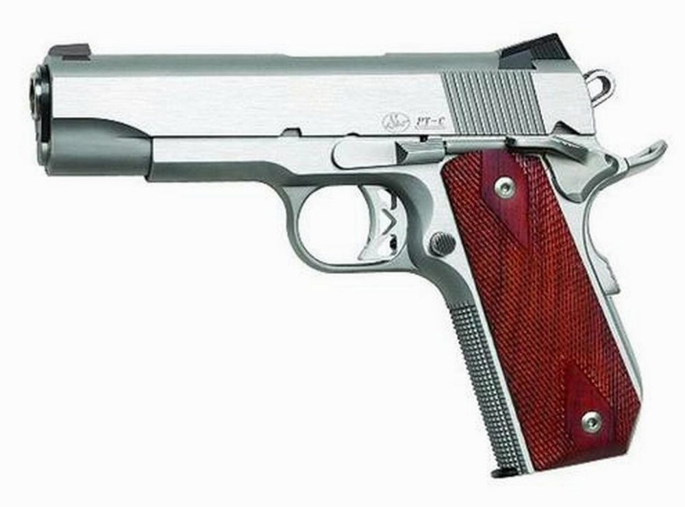 Dan Wesson Commander Classic Bobtail 45 ACP Stainless Steel Cocobolo Grips *CA Compliant*