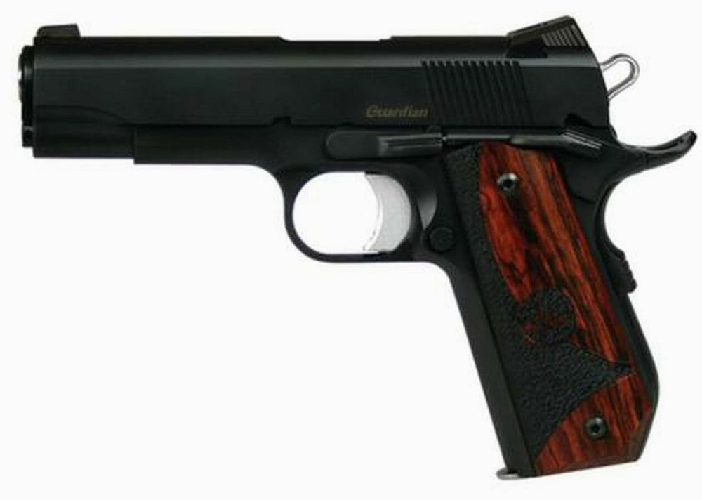 Dan Wesson Guardian Bobtail 45 ACP, 4.25", Black Duty Finish, 8rd