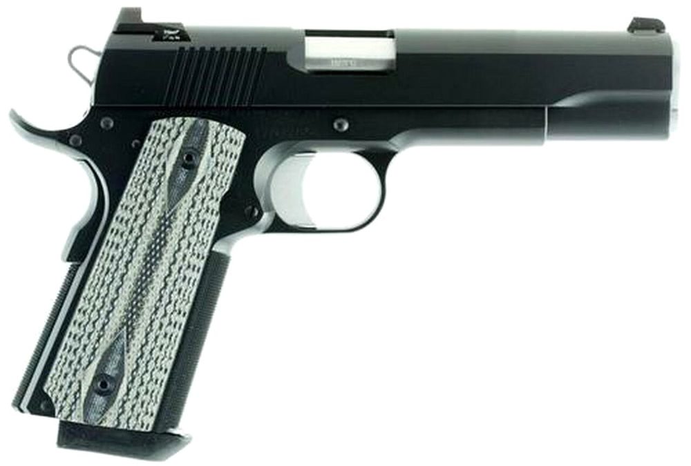Dan Wesson Valor 10mm, 5" Barrel, Black G10 Grips, 8rd, Stainless Steel