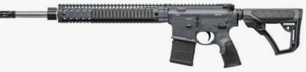 Daniel Defense DD MK12 Carbine 5.56, 18" Barrel, Salt Bath Nitride, DD Stock Tornado Gray Cerakote, 30rd Mag