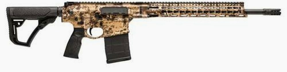 Daniel Defense DD5 Ambush Hydrodip .308 18" Barrel Kryptek Highlander Camo 10 Rd CA Legal