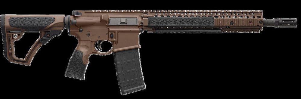 Daniel Defense M4A1 5.56/223 14.5" Barrel, Flash Hider (16" Total) Dark Earth Cerakote California Compliant 10 Rd Mag