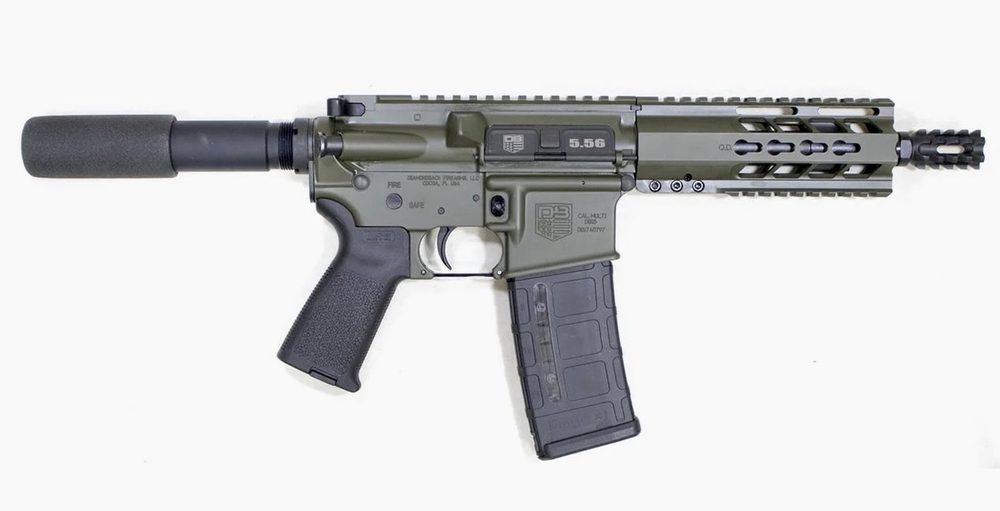 DB15 5.56mm OD Green Semi-Automatic Pistol
